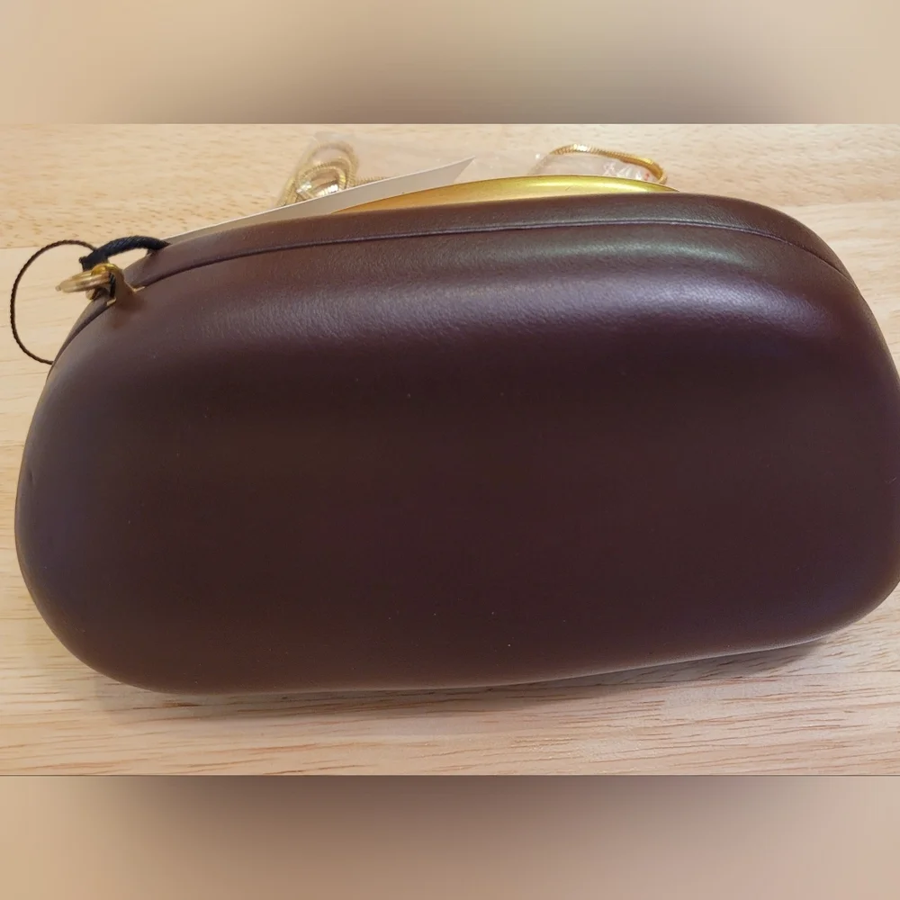Zara 50th Anniversary "Perfect" Clutch In Burgundy NWT - Picture 9 of 10